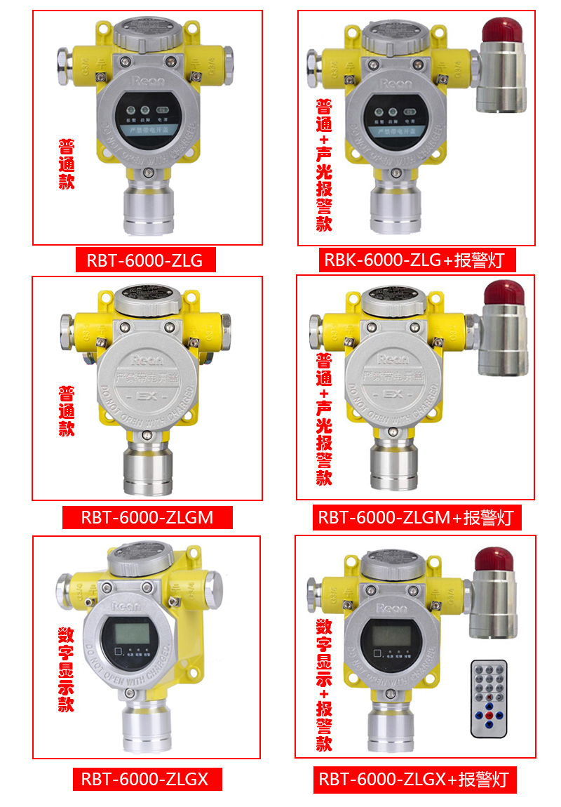 RBT-6000-ZLGX氧气气体报警器(图1) RBT-6000-ZLGX氧气气体报警器(图1)